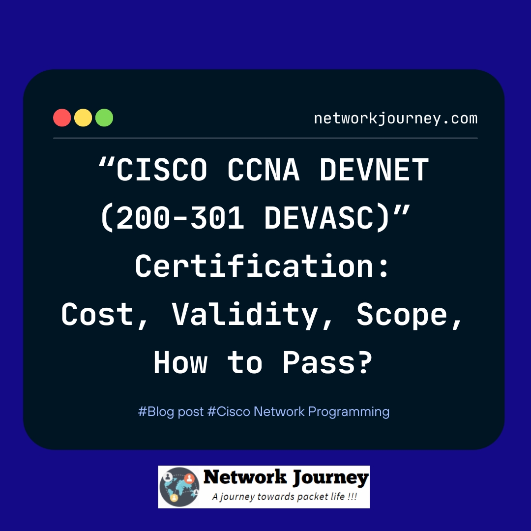 CCNA DEVASC 200-301 NETWORKJOURNEY