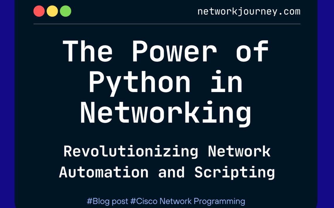 Python for networking, Network automation with Python,