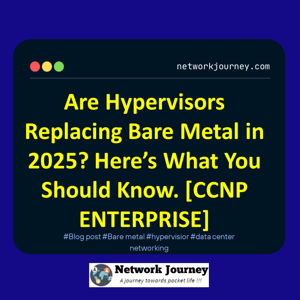 Are Hypervisors Replacing Bare Metal in 2025? Here’s What You Should Know. [CCNP ENTERPRISE]