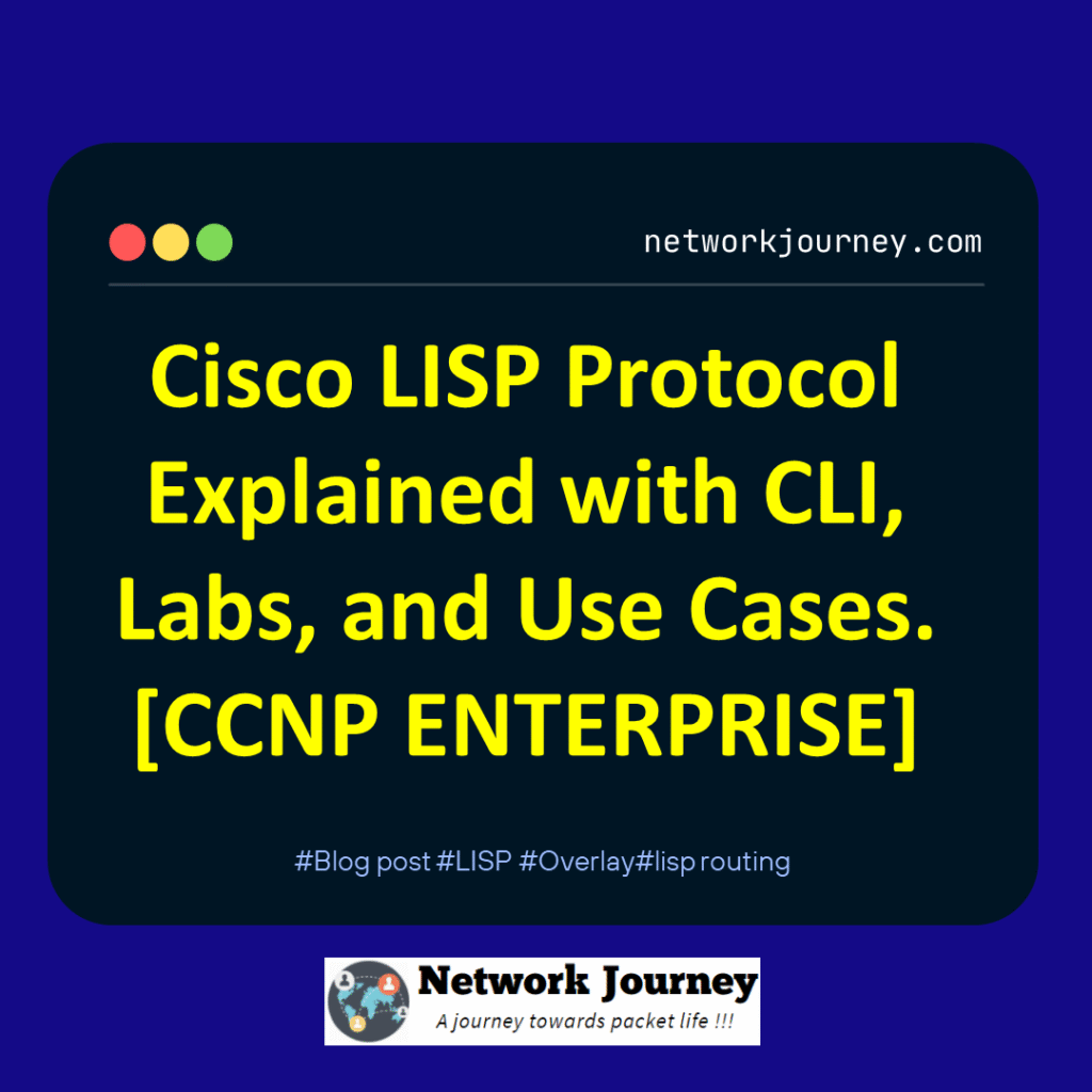 Cisco LISP Protocol Explained with CLI, Labs, and Use Cases. [CCNP ENTERPRISE]