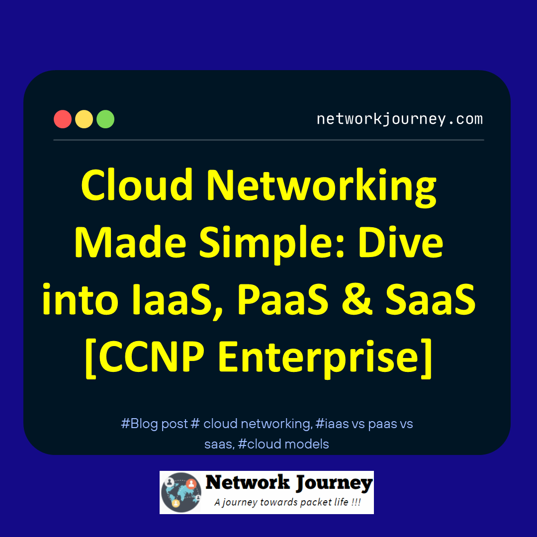 Cloud Networking Made Simple: Dive into IaaS, PaaS & SaaS [CCNP Enterprise]