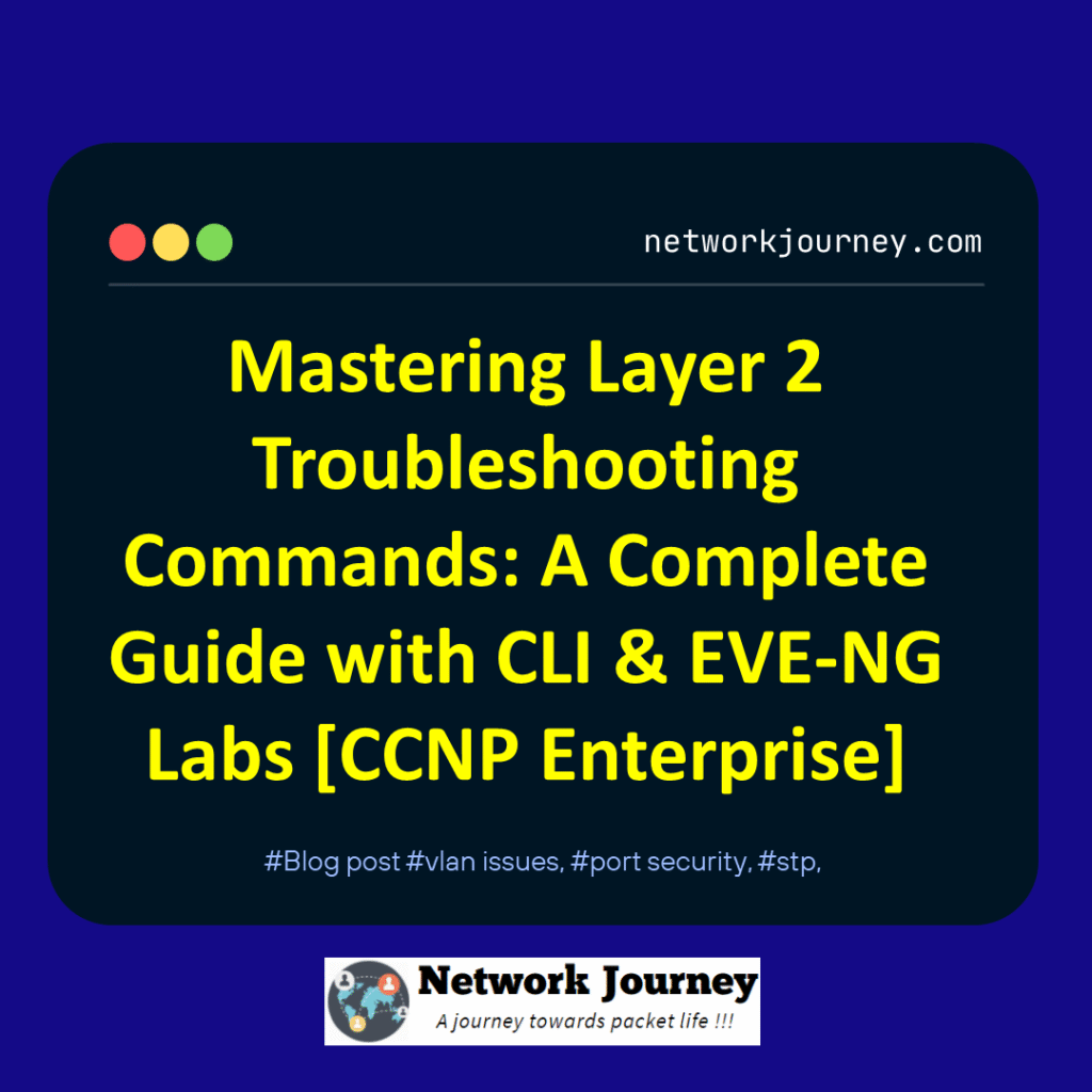 Mastering Layer 2 Troubleshooting Commands: A Complete Guide with CLI & EVE-NG Labs [CCNP Enterprise]
