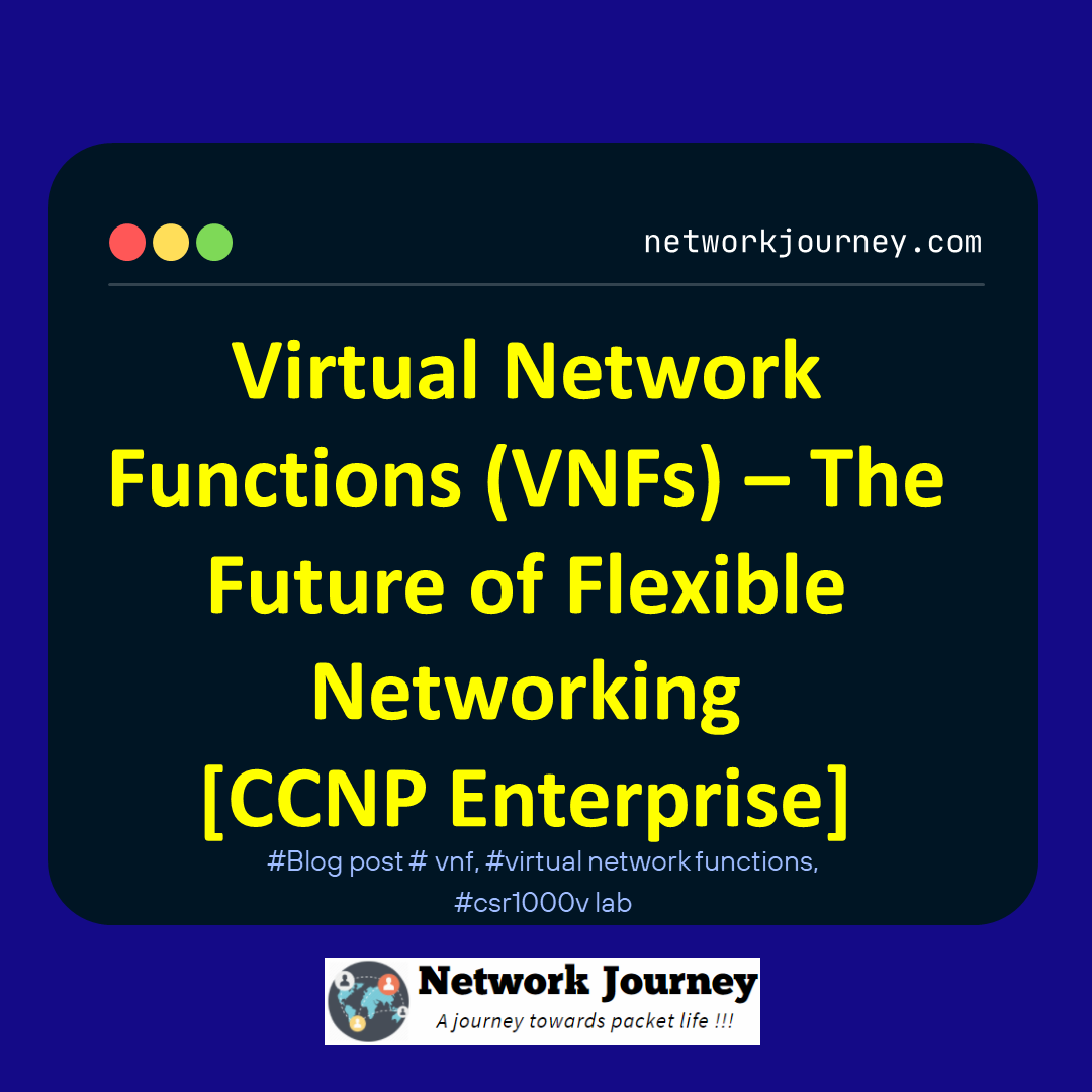 Virtual Network Functions (VNFs) – The Future of Flexible Networking [CCNP Enterprise]