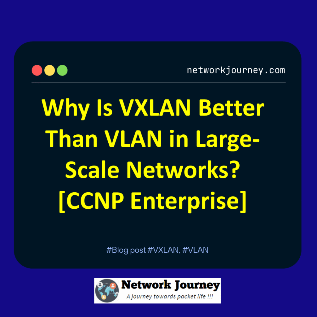 Why Is VXLAN Better Than VLAN in Large-Scale Networks? [CCNP Enterprise]