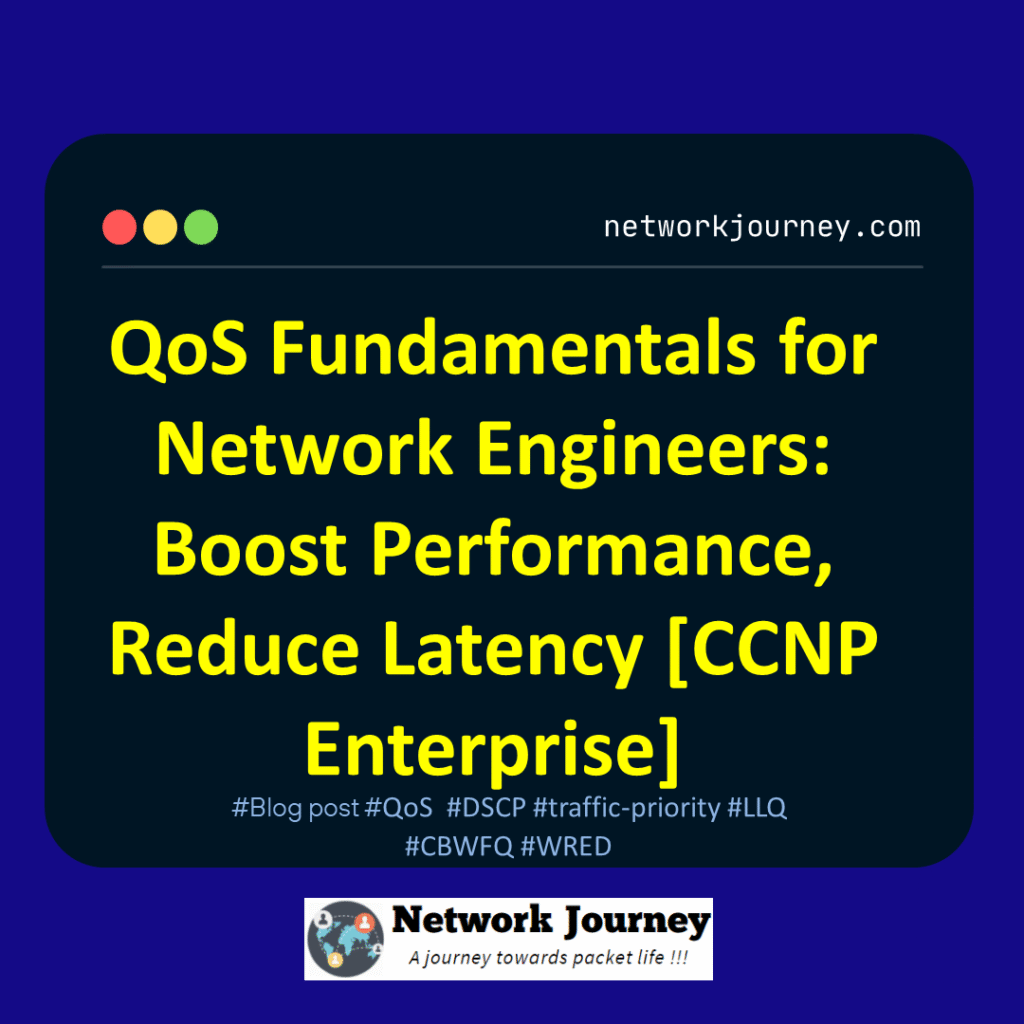 QoS Fundamentals for Network Engineers: Boost Performance, Reduce Latency [CCNP Enterprise]