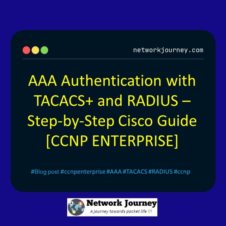 AAA Authentication with TACACS+ and RADIUS – Step-by-Step Cisco Guide ...