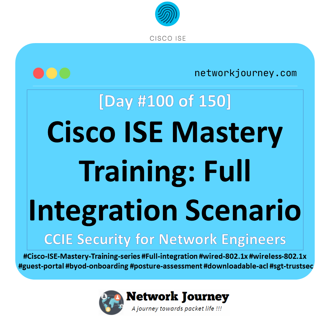 Day 100 – Cisco ISE Mastery Training: Full Integration Scenario