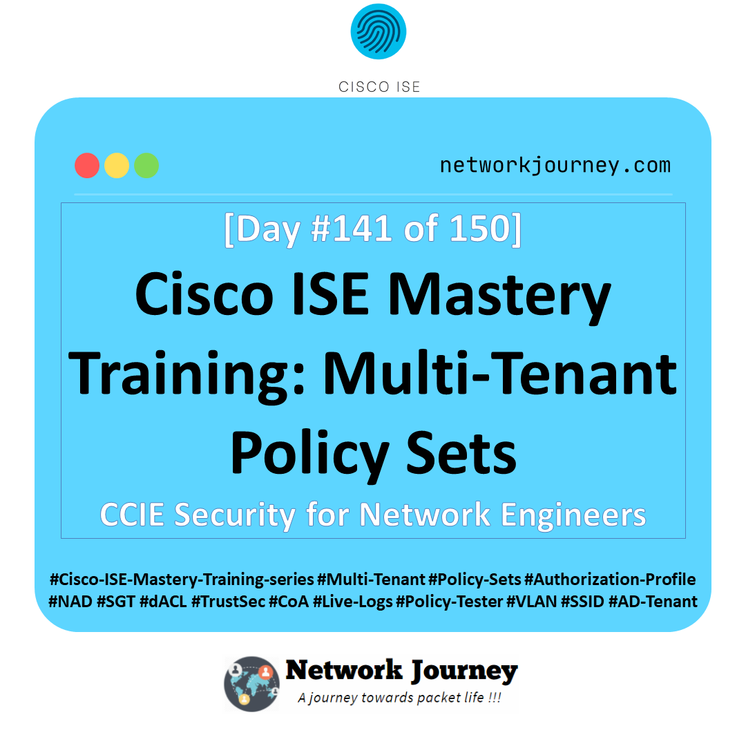 Day 141 – Cisco ISE Mastery Training: Multi‑Tenant Policy Sets