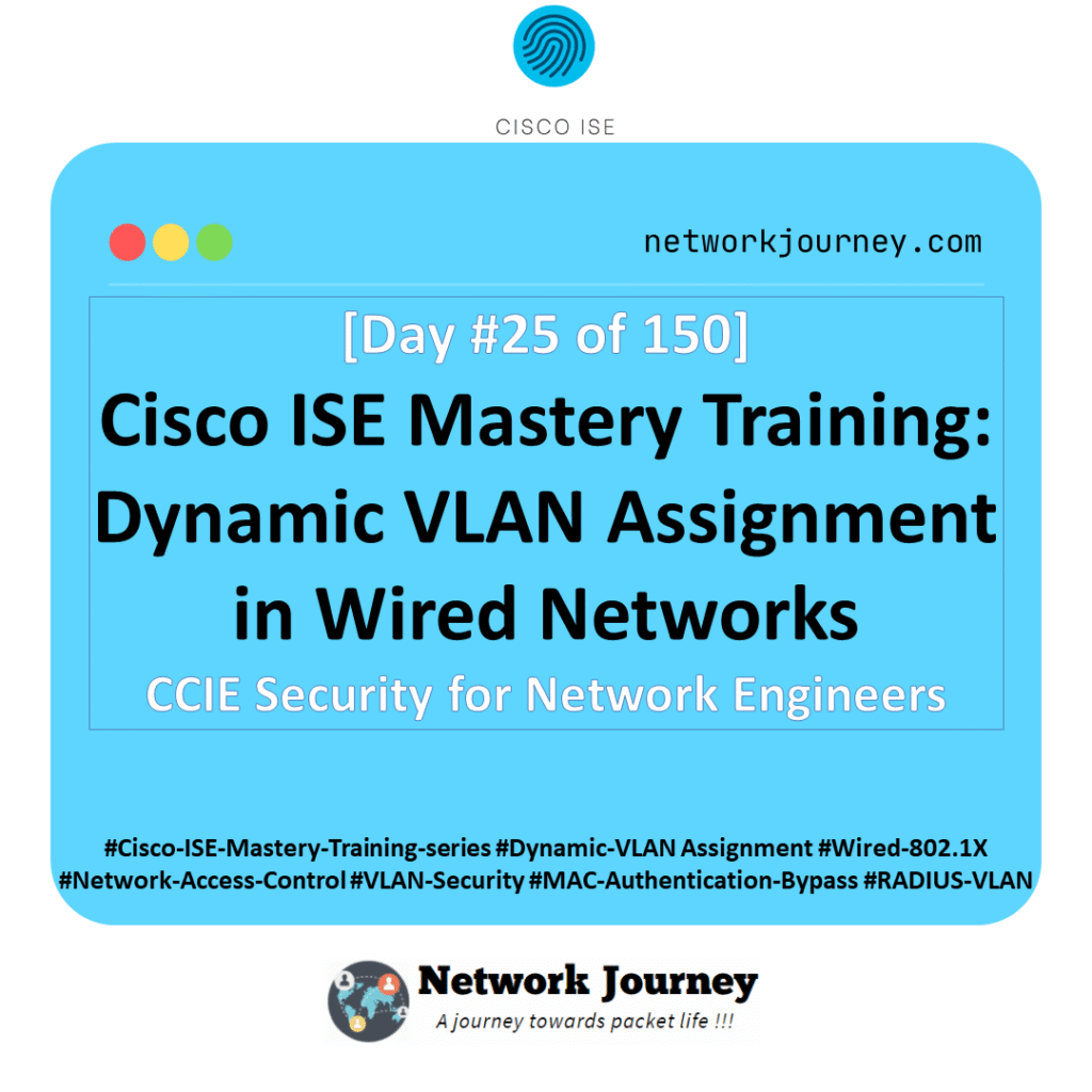 [Day 25] Cisco ISE Mastery Training: Dynamic VLAN Assignment in Wired Networks