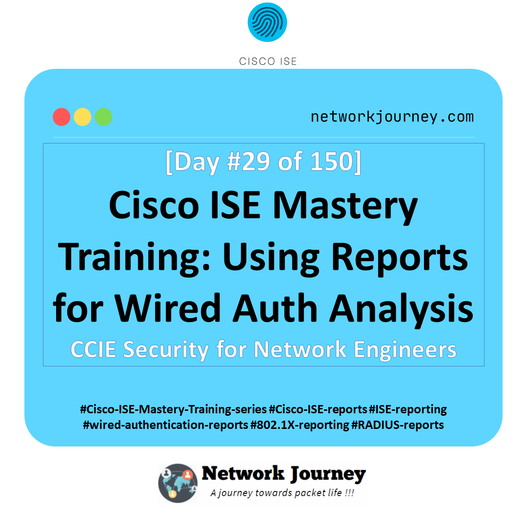 [Day 29] Cisco ISE Mastery Training: Using Reports for Wired Authentication Analysis