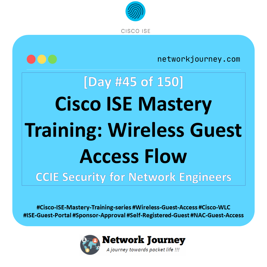 [Day 45] Cisco ISE Mastery Training: Wireless Guest Access Flow ...