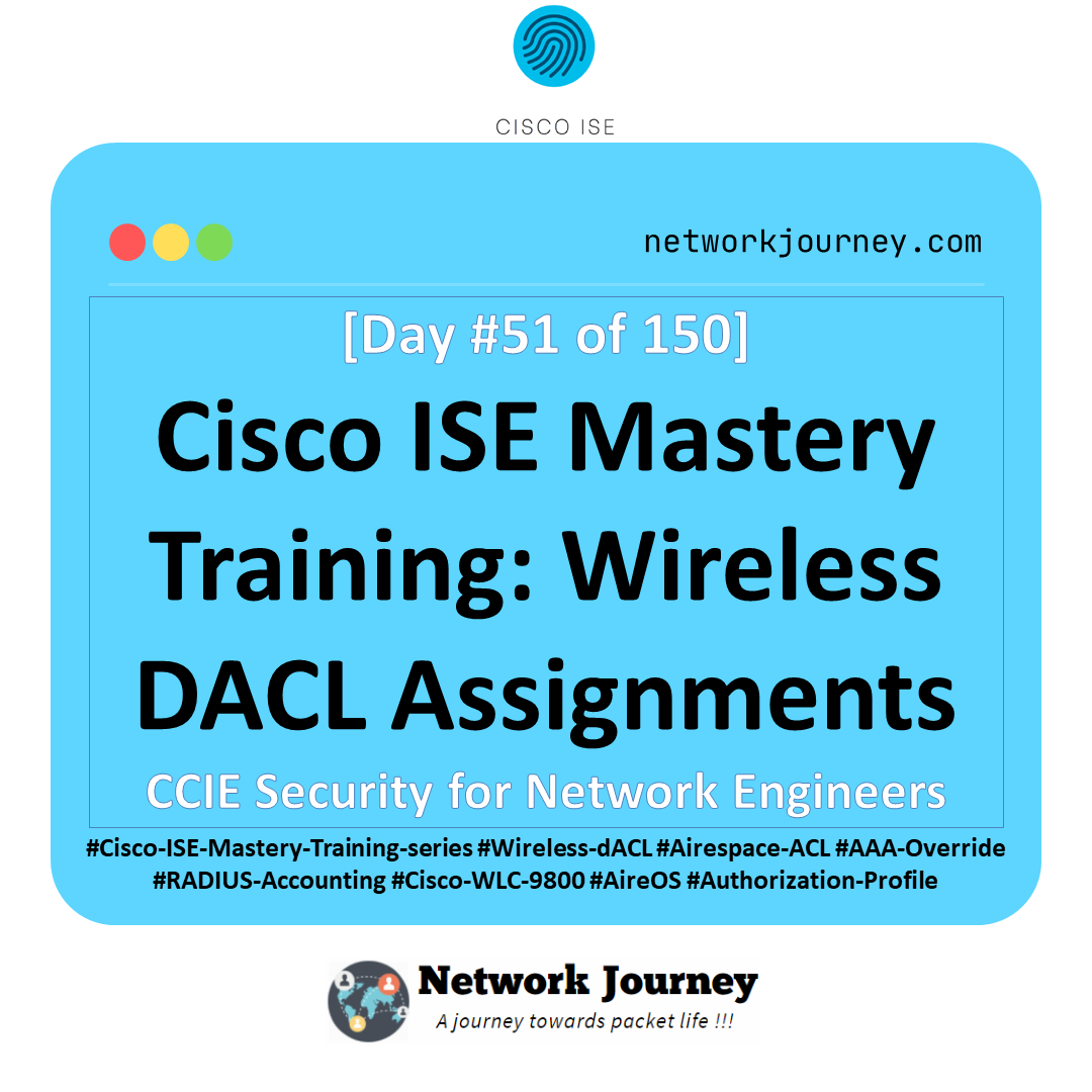 Day 51 – Cisco ISE Mastery Training: Wireless DACL Assignments