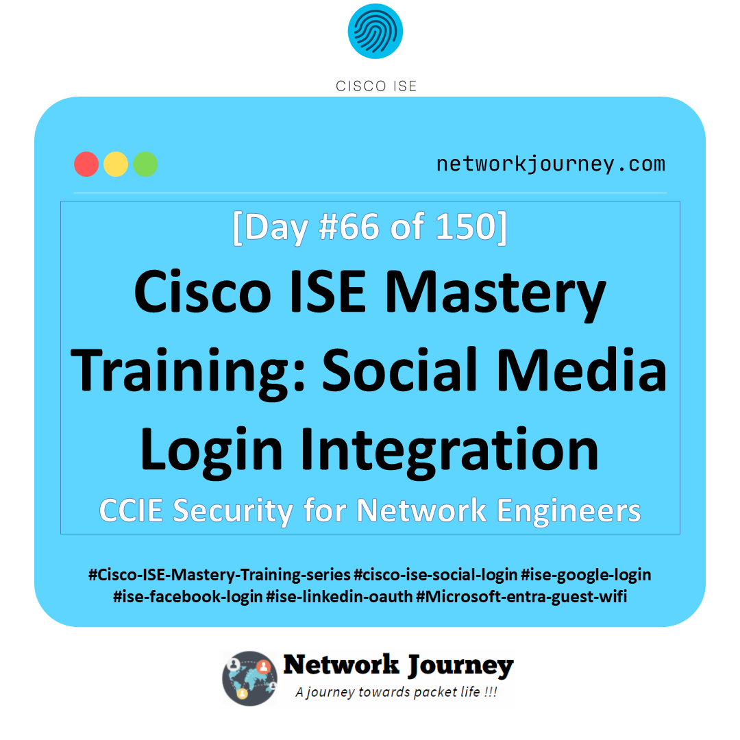 Day 66 – Cisco ISE Mastery Training: Social Media Login Integration