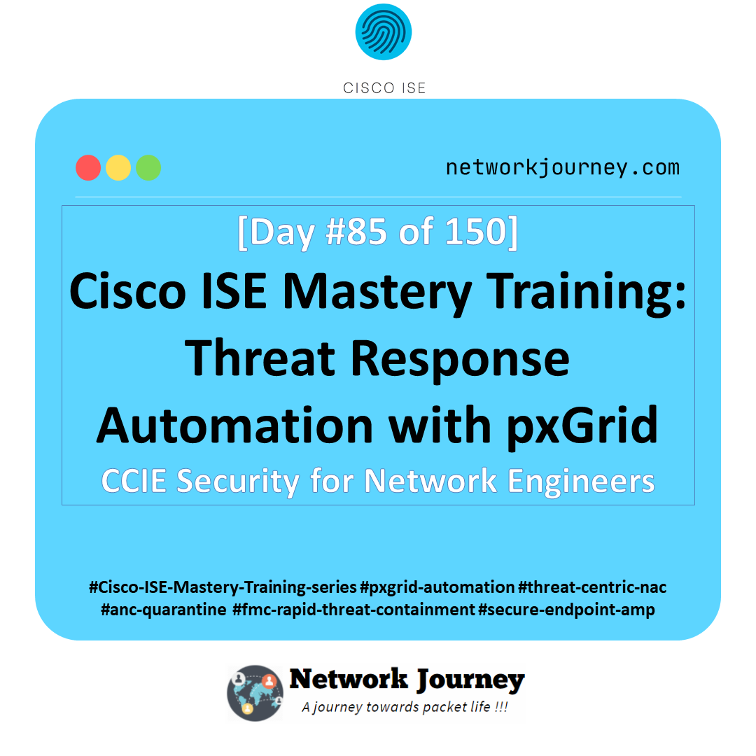 Day 85 – Cisco ISE Mastery Training: Threat Response Automation with pxGrid